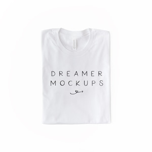 Bella Canvas 3001 Mockup, Bella Canvas White Mockup, Styled Stock, 3001 Mockup, Bella + Canvas Mockup, Unisex Mockup, White Shirt Mockup