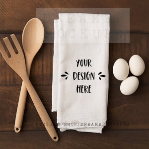 Flour Sack Mockup, Kitchen Towel Mock Up, Tea Towel Mockup, Blank Towel Mockup, Kitchen Mockup, Farmhouse Mock Up, Flour Sack Towel Mockup