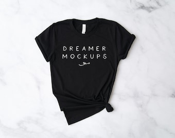 Bella Canvas 3001 Mockup, Bella Canvas Black Mockup, Black Shirt Mock Up, Unisex Mockup, Bella + Canvas Mockup, Bella Canvas Black Mockup