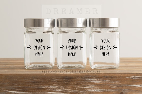 Download Label Mockup Pantry Mockup Jar Mockup Label Mock Up Etsy PSD Mockup Templates