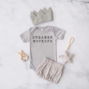 Bella Canvas 100B Mockup, Bodysuit Mockup, Baby Mockup, Styled Stock, Flat Lay Mockup, 100B Mockup, Bella Canvas Mockup, Bodysuit Mock Up