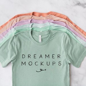 Bella Canvas Heather Prism Colors Mockup, Bella Canvas 3001 Mockup, 3001 Mock Up, Bella Canvas Mockup, Prism Mockup, Heather Prism Mockup
