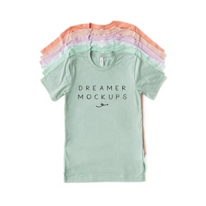 Bella Canvas Heather Prism Colors Mockup, Bella Canvas 3001 Mockup, 3001 Mock Up, Bella Canvas Mockup, Prism Mockup, Heather Prism Mockup