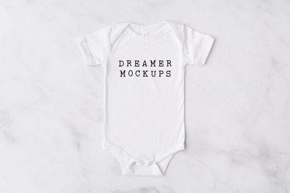 Bella Canvas 100b Mockup Bodysuit Mockup Baby Mockup Styled Etsy