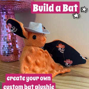 Bat Plushie | Bat Stuffed Animal | Handmade Stuffed Animal | Plushie |