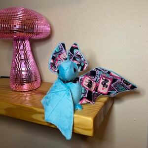 Bat Plush | Bat | Plushie | Stuffed Animal | BeeZeeArt Bat | Halloween Bat | Halloween Stuffed Animal | Spooky | Tarrot | Tarrot Cards