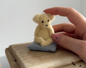 Daisy - złota lalka artystyczna w kształcie szczeniaka, miś pluszowy, miniaturowy miś, zabawka Blythe, przedmiot kolekcjonerski