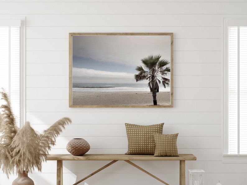 Beach Palm Tree Printable Art Palm Tree Wall Art Socal Digital Art