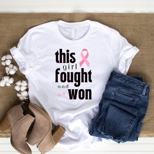 Breast Cancer Survivor T-shirt | Breast Cancer Shirt | End of Cancer Treatment Shirt | Cancer Survivor Gift | Breast Cancer Fighter Shirt