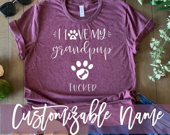 I Love My Granddog Etsy