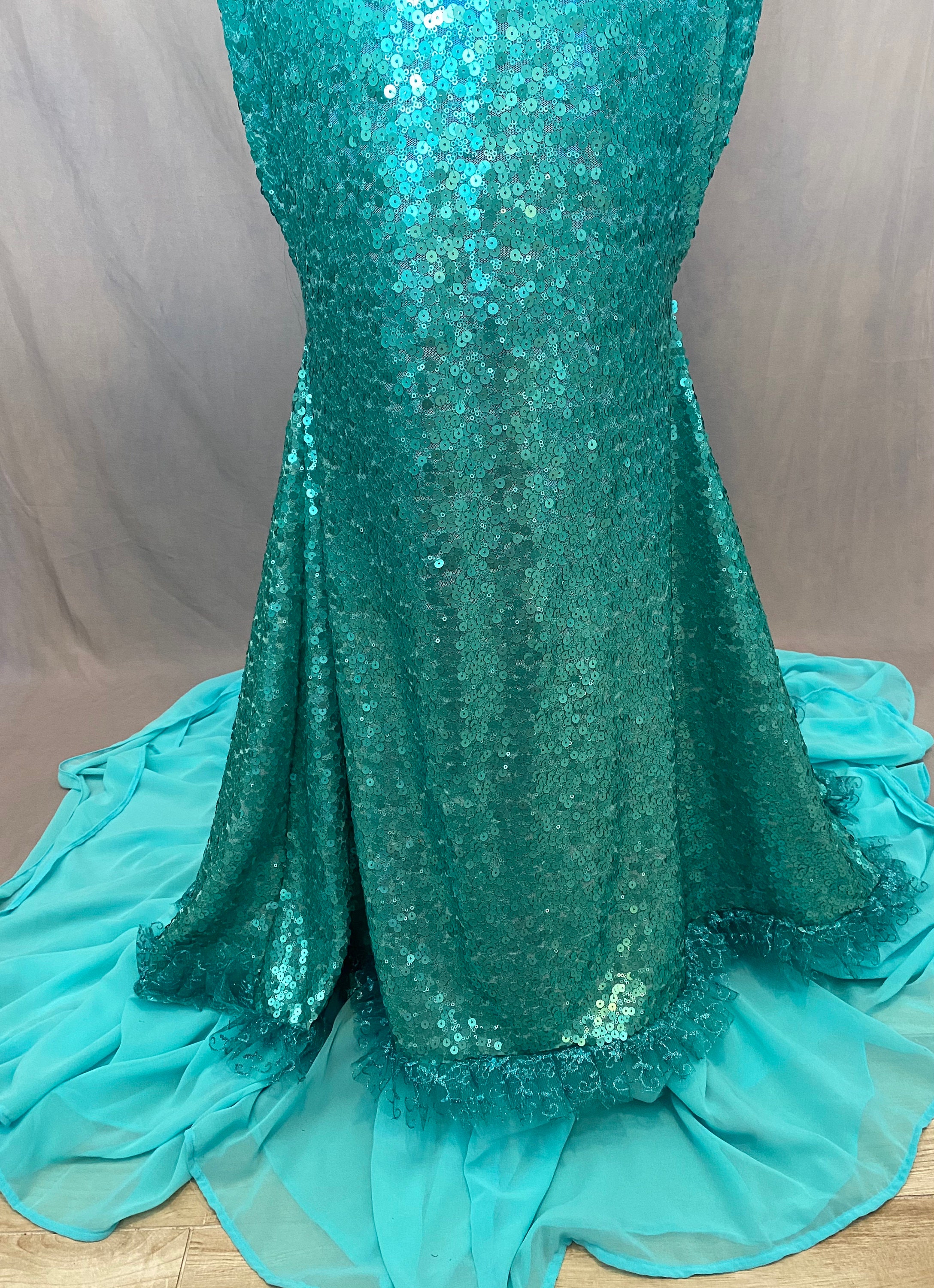 Ariel Little Mermaid Inspired Dress Walking Tail - Etsy