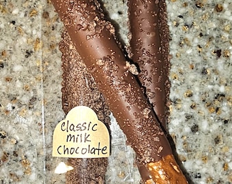 Chocolate Covered Pretzel Rods