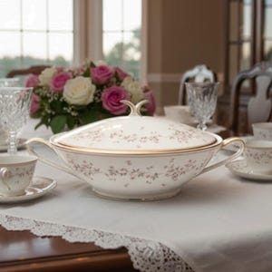 Vintage Noritake Fleurette serveerschaal