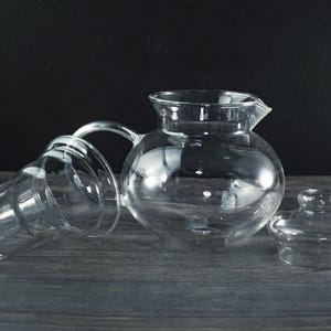 Primula vintage clear Tea Pot with Lid and Infuser