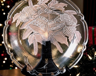 Elements 13 glass Holiday platter