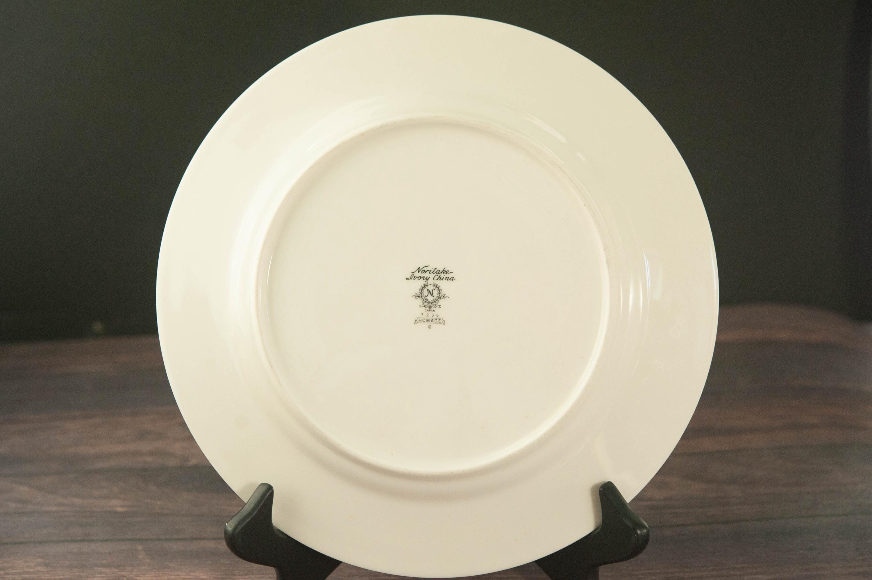 Vintage Noritake Ivory China Homage Pattern Dinner Plate - Etsy
