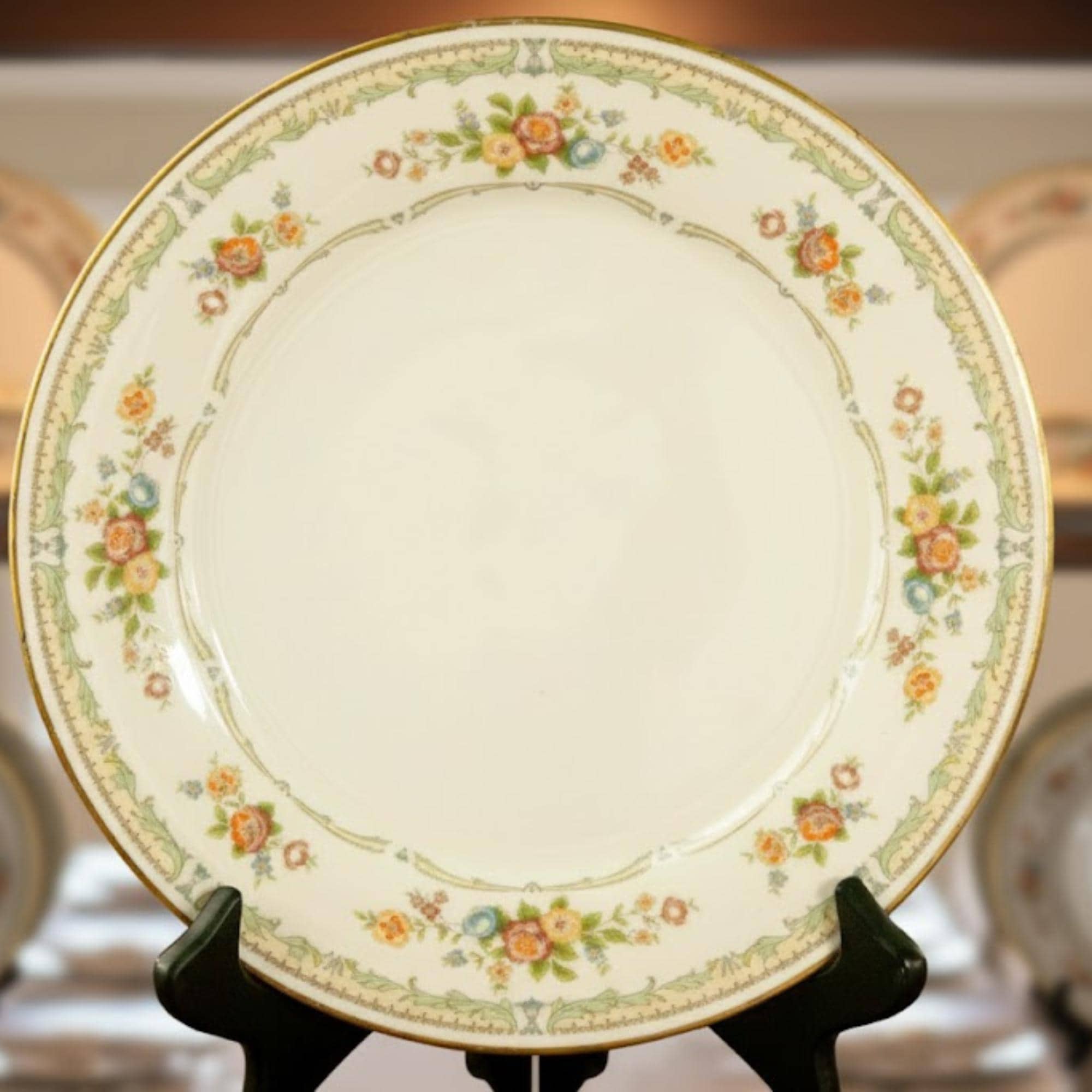 Vintage Noritake Ivory China Homage Pattern Dinner Plate - Etsy