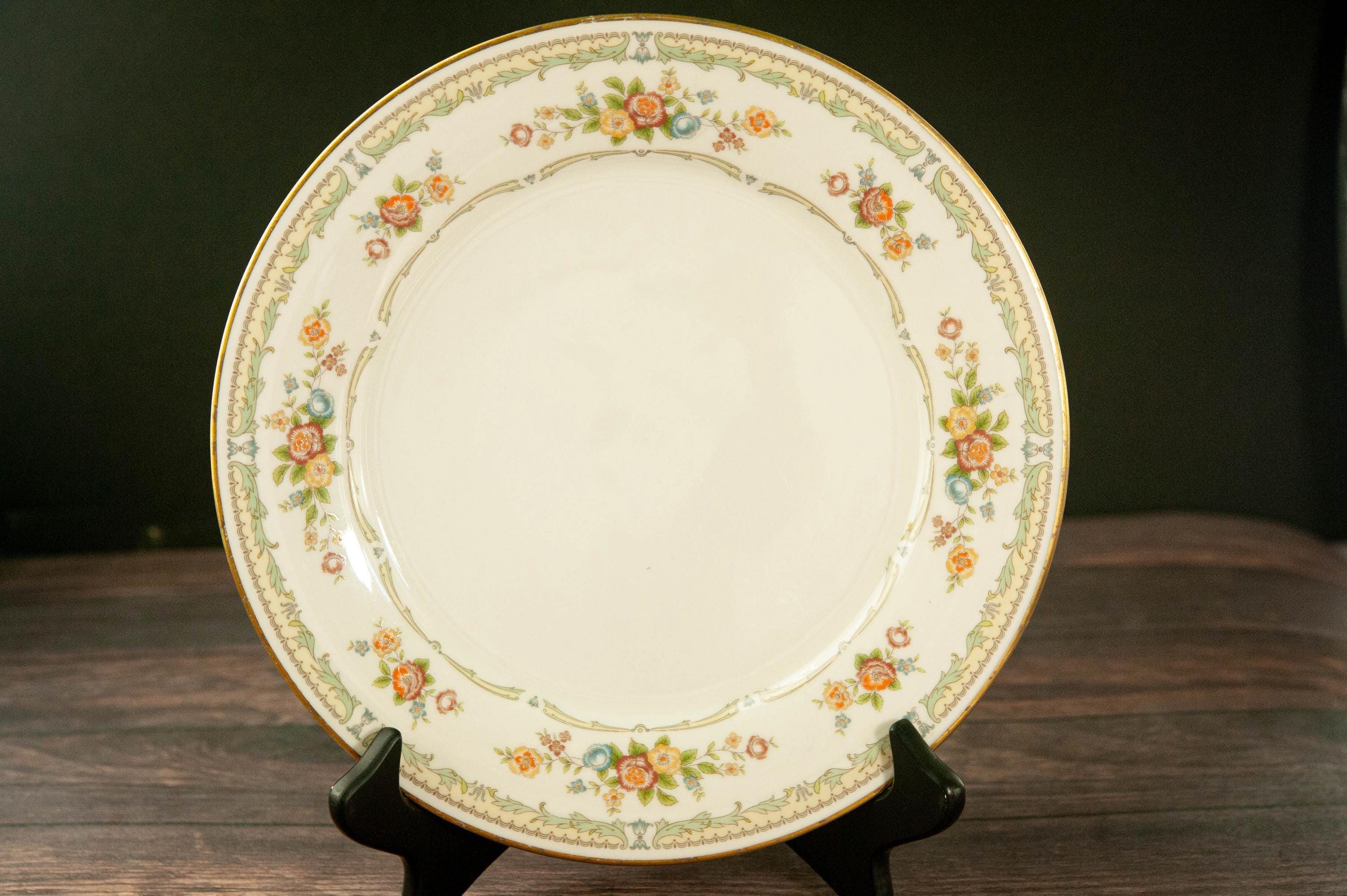Vintage Noritake Ivory China Homage Pattern Dinner Plate - Etsy