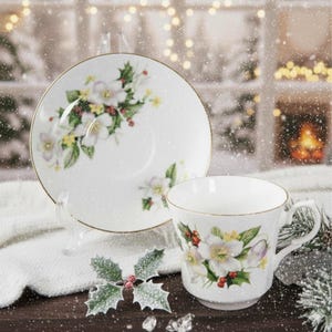 Springfield England bone china cup & saucer