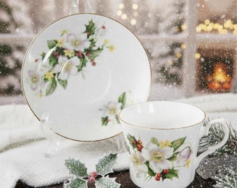 Springfield England bone china cup & saucer