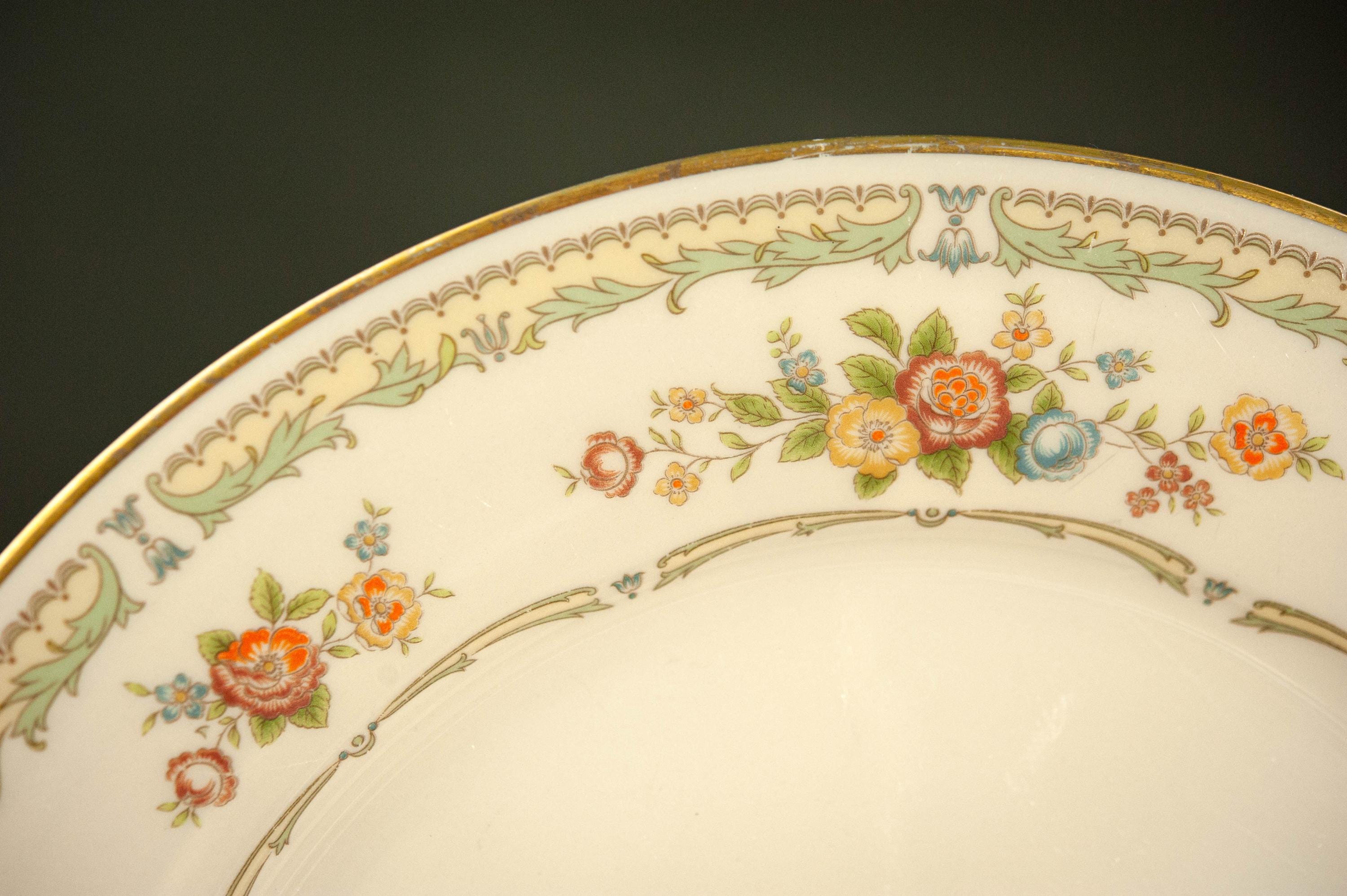 Vintage Noritake Ivory China Homage Pattern Dinner Plate - Etsy