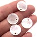 Boutons En Nacre Naturelle - Forme étoile, Fleur Ou Cœur - Diamètre 13 Mm - Lot - Fabriqué En France