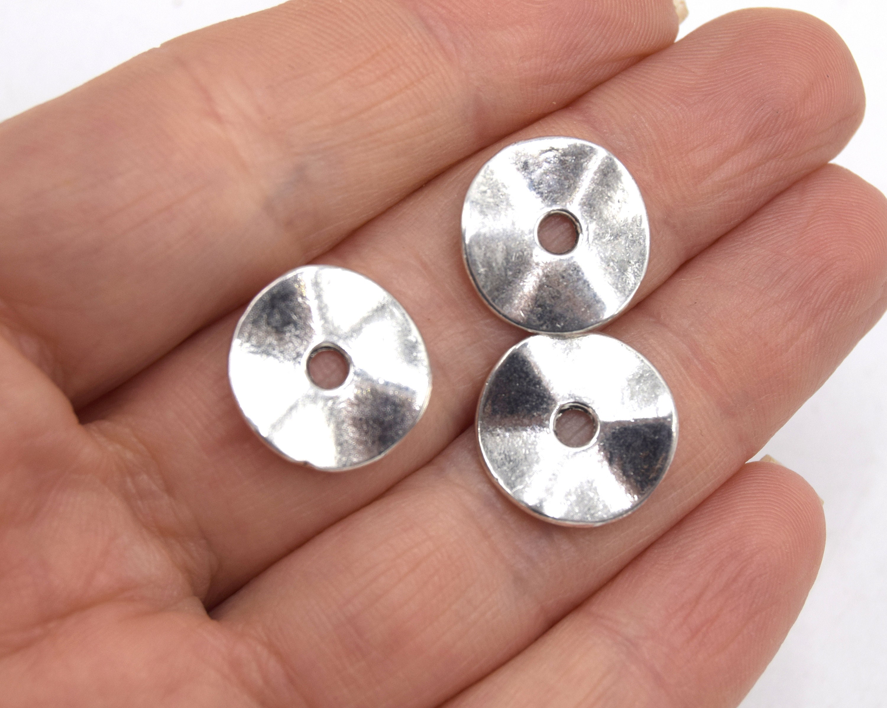 Lot De 40 Intercalaires Toupies Perles 5mm En Métal - Doré, Argenté Ou Bronze, Nickel Free