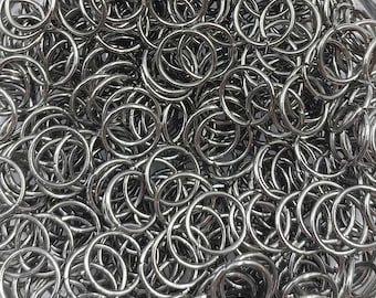 100 Stainless Steel 304 Jump Rings – 10x1 mm
