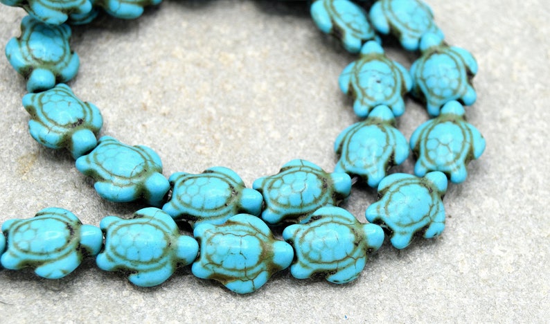 Perles De Pierre Précieuse Turquoise Howlite 8 Mm - Forme Pépite Libre, Trou 1-1.5 Mm, Idéal Pour Bijoux DIY