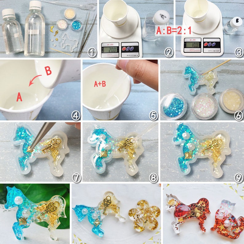 UV resin x1 Mould hearts for epoxy resin polymer... soap