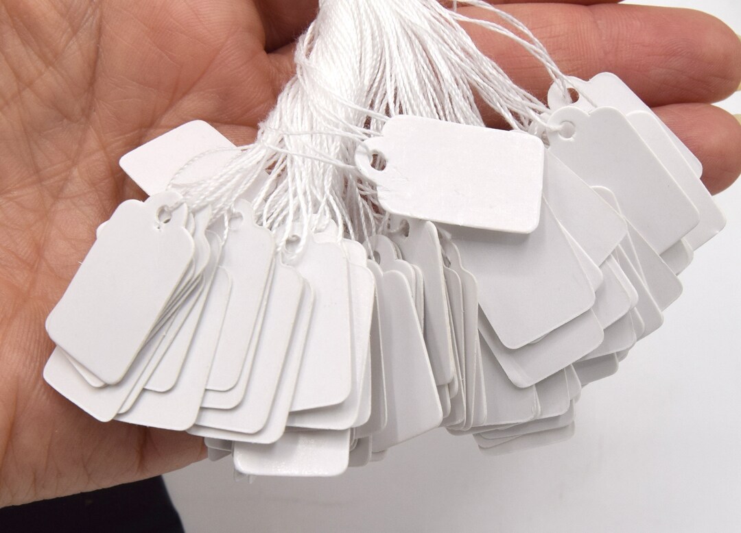 Étiquettes De Prix à Suspendre - Lot De 100 Pièces - Pour Bijoux, Montres, Soldes