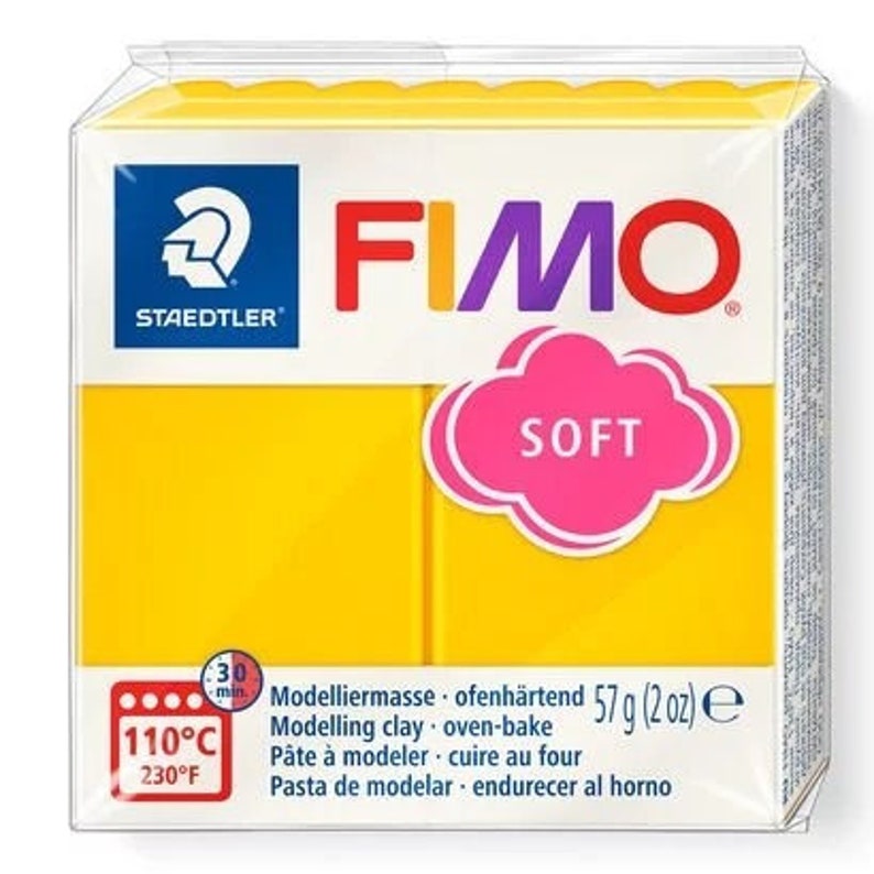 Fimo Soft Pain Pâte À Modeler 57 G voir options couleurs Tournesol