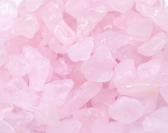 90grs de Pépites de QUARTZ rose non percés