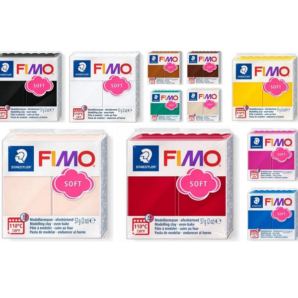 Fimo Soft - Pain Pâte À Modeler 57 G voir options couleurs