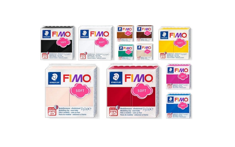 Fimo Soft Pain Pâte À Modeler 57 G voir options couleurs image 1