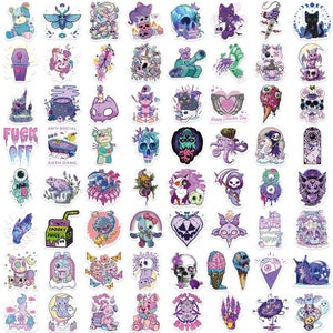 Kit of 65 SOFT GOTHIC stickers, decoration and scrapbooking image 4