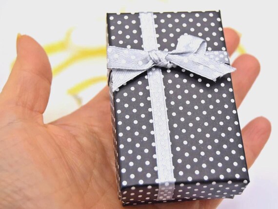 2 Pièces Boite Cadeau Bijoux Bracelet Cadeau Boîte Ecrin Bijoux Petite Boite Carton Carré Collier Boucles d'Oreilles Bracelet Cadeau Boîte kraft Papier Boîte Cadeau Vide de Rangement