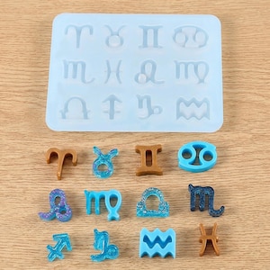 Astrologische Zeichenform für Epoxid- und UV-Harz – Herstellung von Objekten aus Polymerclay