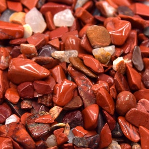 Natural undrilled red jasper stones, crystals, 25g/50g/90g lot