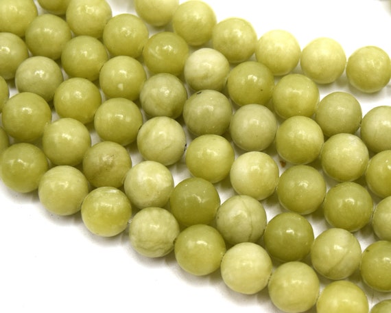 Pietre Preziose Naturali Di Taiwan, Giada Di Taiwan, Satinate E Lucidate, Rotonde, 4 Mm, 6 Mm, 8 Mm, 10 Mm, Verde, Pietra, Verde, 6mm, 18 Stück Poliert - Foto 2