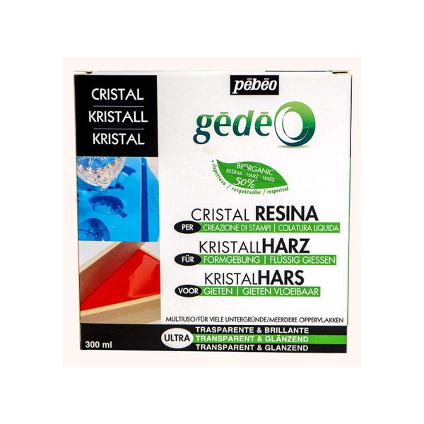 Kit de résine époxy Cristal BIO 150 ML - 300 ML - Pébéo