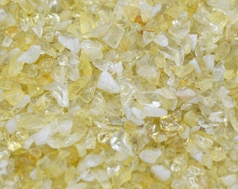 Tiny undrilled citrine chips, 2~8x2~4 mm small translucent rocks, crystal stone pebbles,