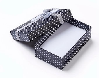 2 gift boxes for jewelry, gift packaging, cardboard box for jewelry