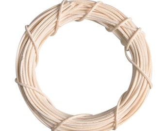 Branch Vine Rattan Wreath for DIY Easter Christmas Party Decors, White, Single
