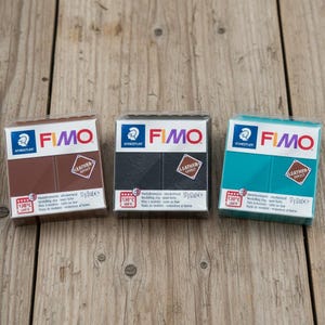 STAEDTLER - Fimo® Leather Effect - Modeling Clay Block - 57 Grams, See ...