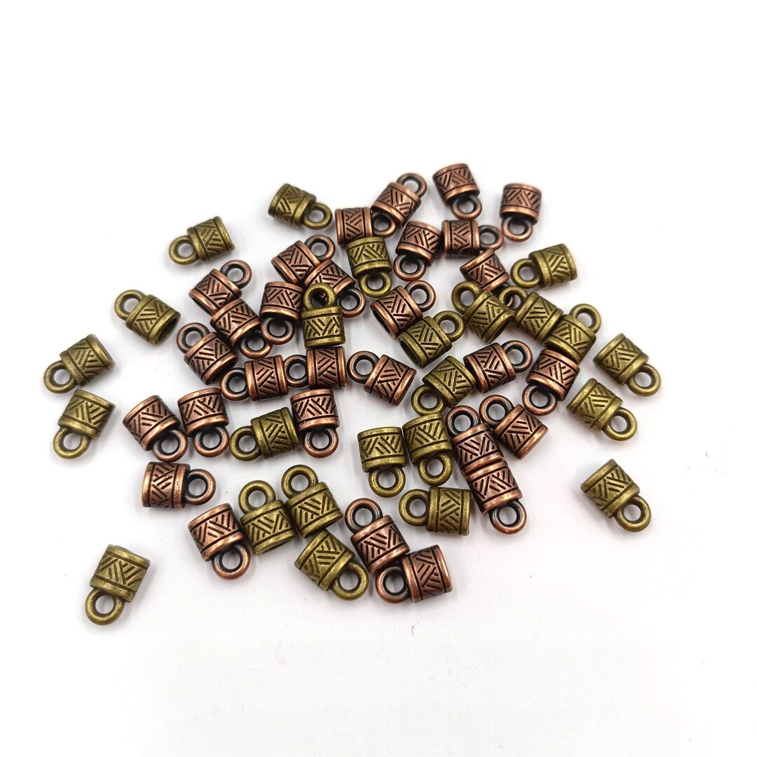 30 Bronze/copper Metal Cord Ferrules - 10mm - Etsy