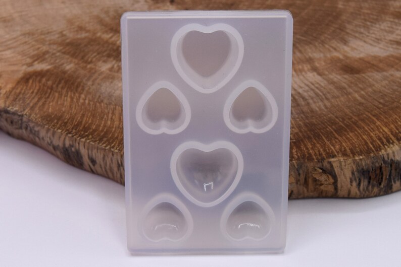 UV resin x1 Mould hearts for epoxy resin polymer... soap