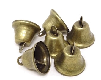 Iron Hanging Bells for Home Decoration, Wind Chimes, Wedding, Baptism, Set of 5 Pieces
