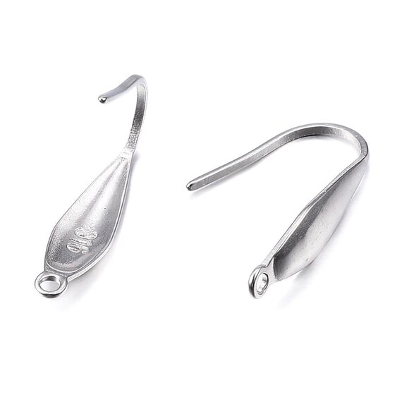 316 Stainless Steel Earring Hooks, Surgical Steel Earring