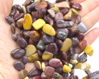 Lot De 24 Perles Mokaïte Naturelle 8mm - Pierre Gemme Pour Création De Bijoux